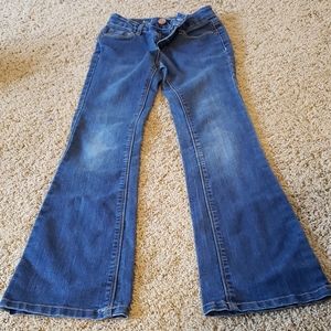 Girls size 8 slim bootcut jeans adjustable waist